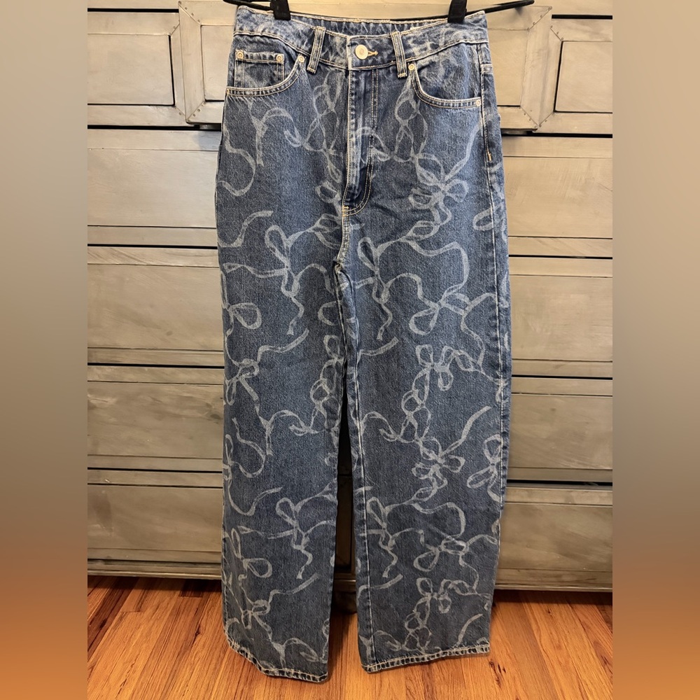 Zara Ribbon Jeans 2